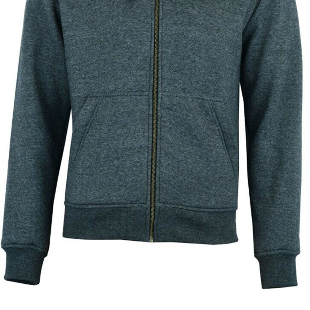 Casual Zipper Hoodie New Arrival Winter 100% Cotton Thermal Lightweight Solid Stonewashed Anti-Pilling Drawstring Customized